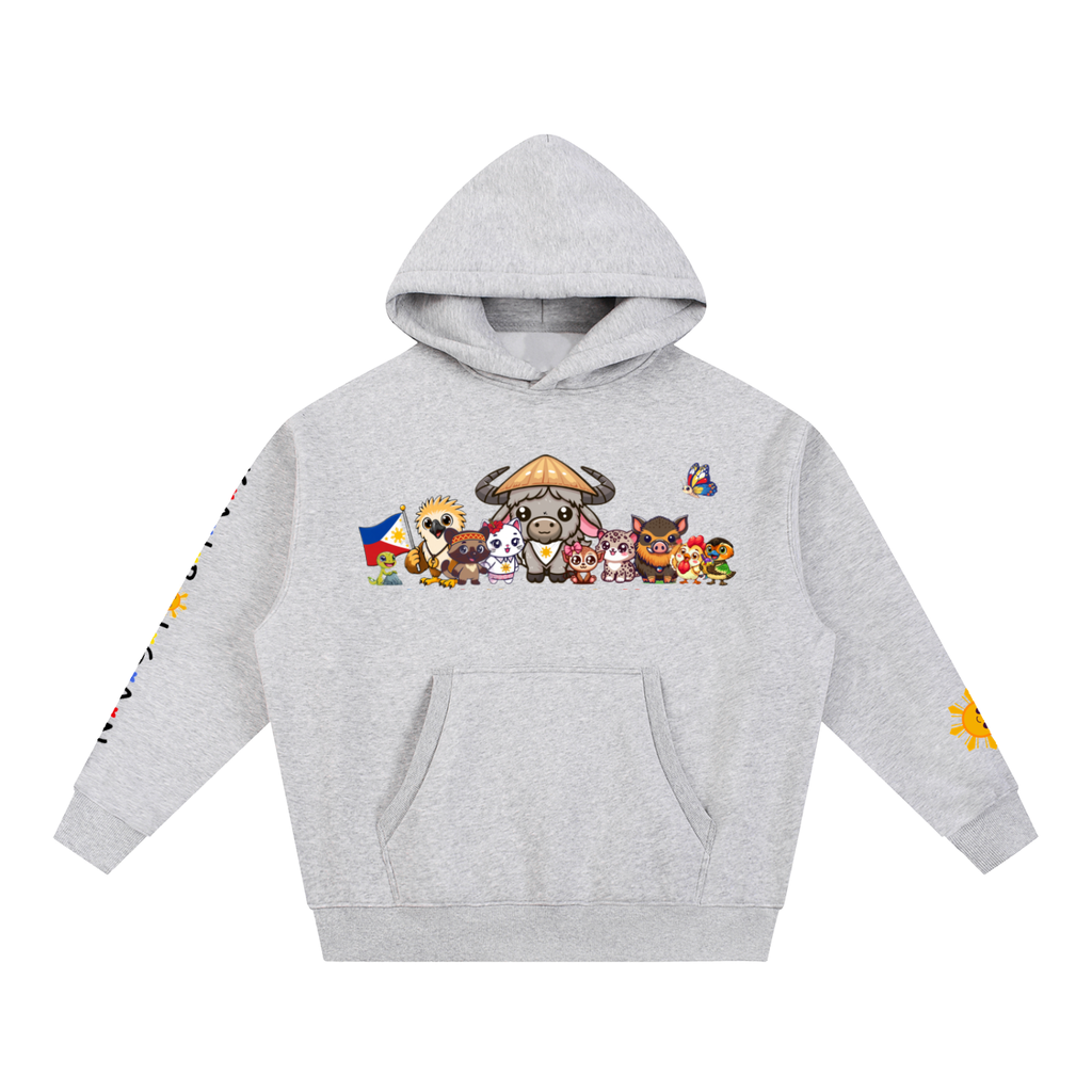 Essential Oversized Boxy Fit Fleece Hoodie